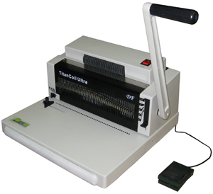 manual coil punch and electric bind machine