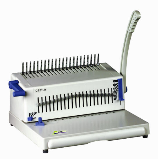 manual comb punch and bind machine